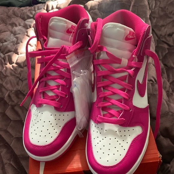 Nike dunk white and pink prime - Picture 1 of 5